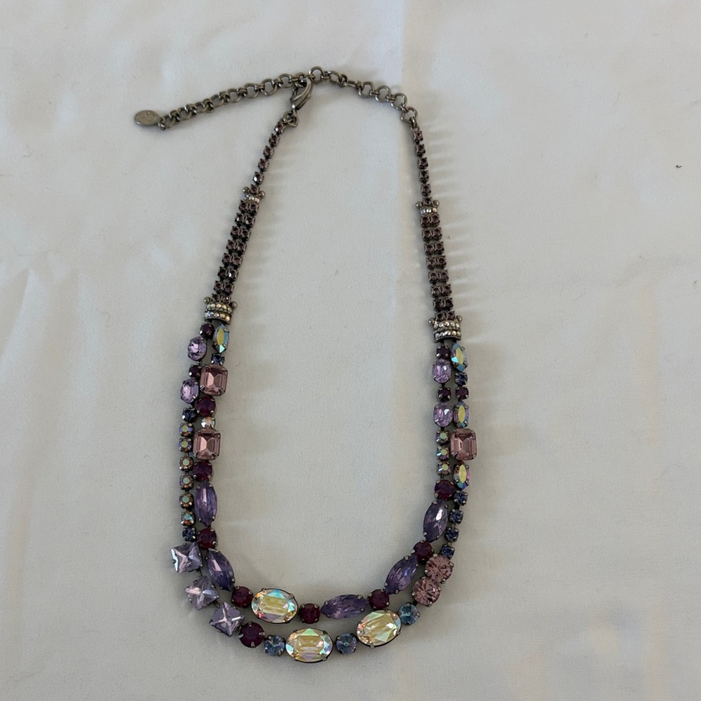 Sorrelli Purple and Silver Necklace